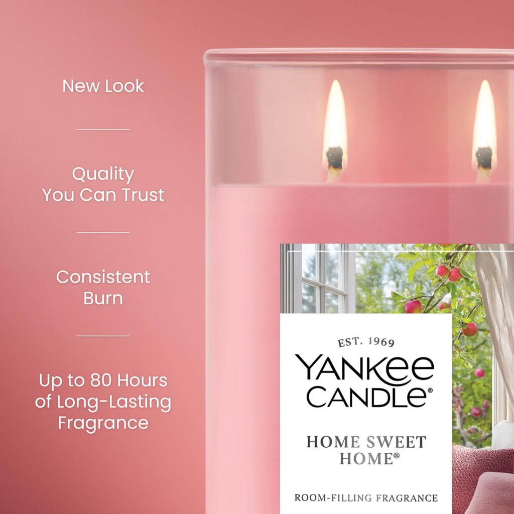 Yankee Candle Amber & Sandalwood Scented Candle, 14.5oz 3-Wick