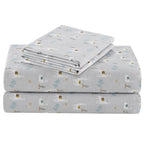Comfort Spaces 100% Cotton Percale Sheets Twin XL Size 3 Pc, Diamond Sliver