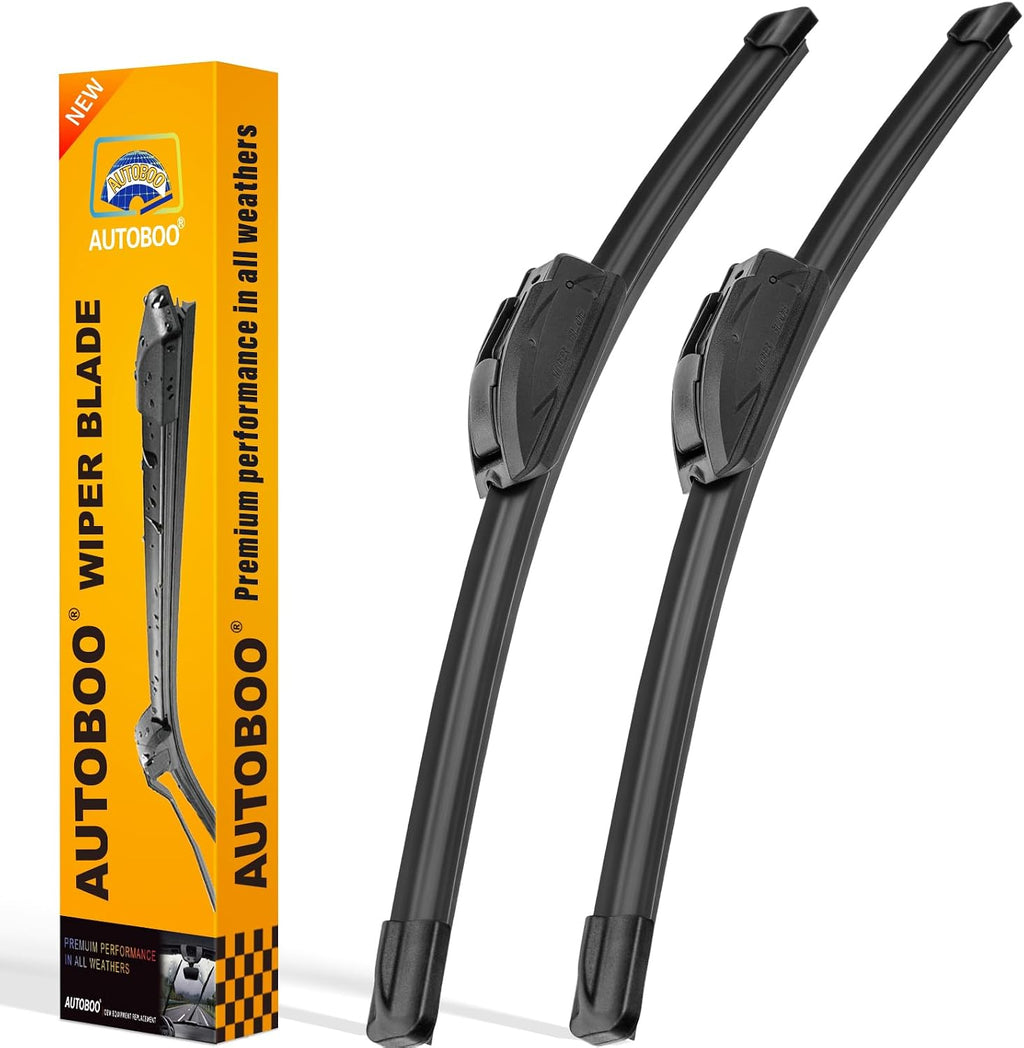 AUTOBOO 26" and 18" Windshield Wipers Blades (Pack Of 2)