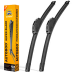AUTOBOO 26" and 18" Windshield Wipers Blades (Pack Of 2)