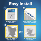 Filtrete 18x24x1 Air Filter, MERV 5, MPR 300, 6 HVAC Filters
