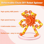 Transformable Fidget Spinners,9PCS Funny Sensory Fidget Toys for Kids