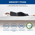 FDW | 5 Inch Twin Mattress | Medium Firm | Gel Memory Foam | White