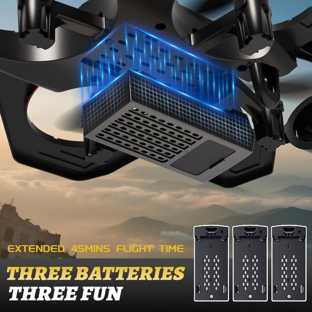 4DRC RC Planes Remote Control Airplanes for Kids,Halloween,2Batteries