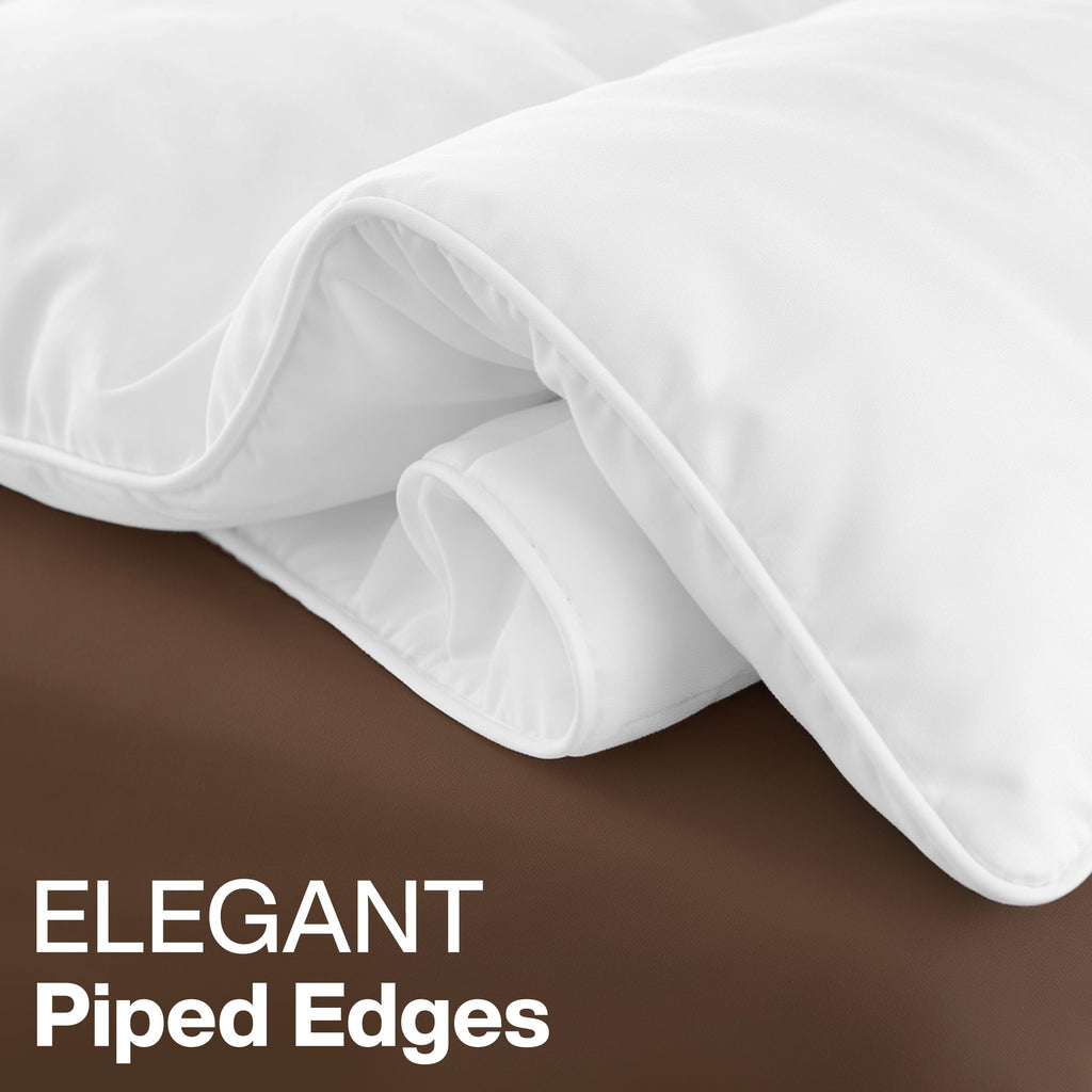 Utopia Bedding Queen Comforter, Duvet Insert, White, 88 x 88 Inches