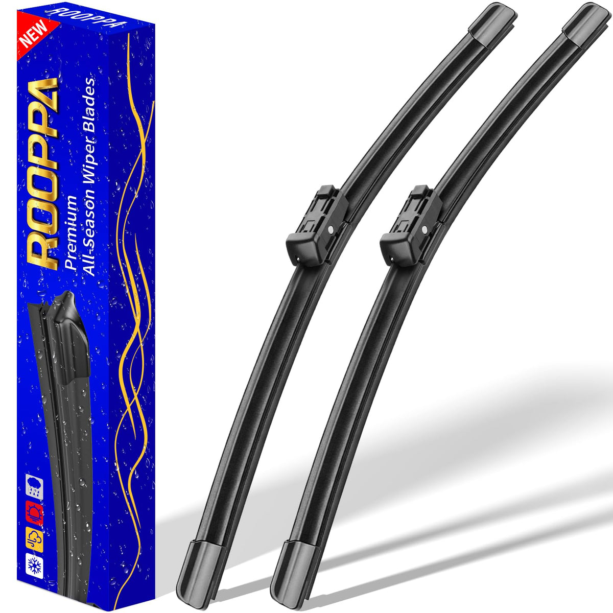 13" 13" Front Wipers Fits Alfa Romeo Spider 1969-1970 Wiper Blades