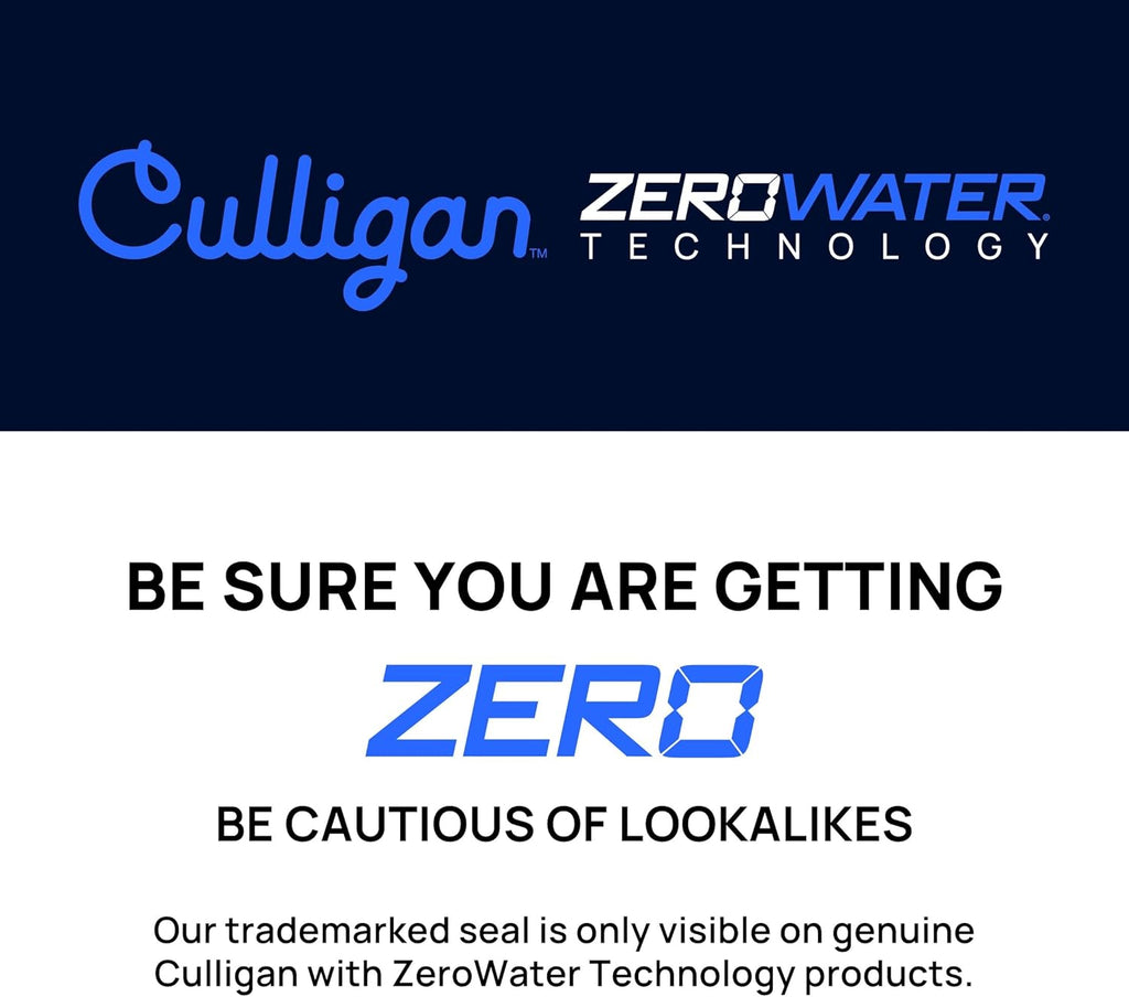 Culligan ZeroWater Replacement Water Filter Removes PFAS 2-Pack