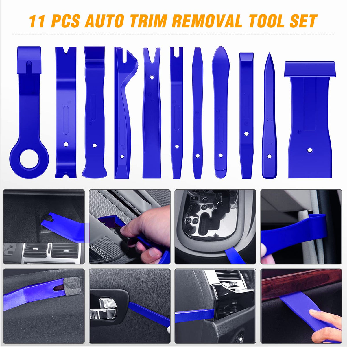 GOOACC 238Pcs Auto Trim Removal Tool and Push Pin Retainer Clip Set