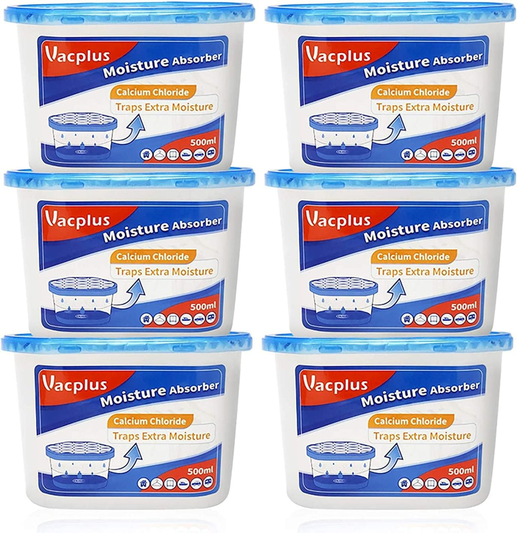Vacplus Moisture Absorber, 10.5 OZ, Strong Absorption, Fragrance Free