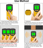 Stud Finder, Upgranded Wood and Metal Stud Detector, Live Wire Detection