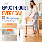 VIUME 24 Pcs Chair Leg Floor Protectors for Hardwood Floors Round