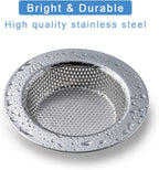 2 Pcs Sink Strainer Double-Layer Safe Design for Kitchen Sink Drain Basket