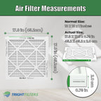 TRIGHTFILTERS 14x20x1 Air Filter 4 Pack, MERV 8 Filter Replacement