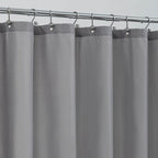 ALYVIA SPRING Waterproof Fabric Shower Curtain or Liner White, 72x72