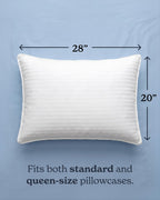 Beckham Hotel Collection Bed Pillows Standard/Queen Size Set of 2