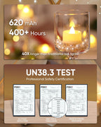 Homemory 24-Pack Remote Flameless LED Battery Tea Light Candles, 400+Hrs