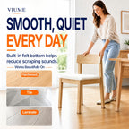 VIUME 24 Pcs Chair Leg Floor Protectors for Hardwood Floors Round