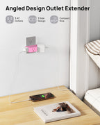 TROND Multi Plug Outlet Extender 2 Pack, Outlet Splitter for Bathroom