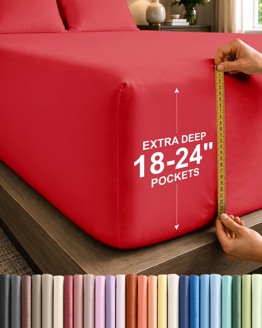 CGK Extra Deep Queen Single Fitted Sheet Only - Dark Grey