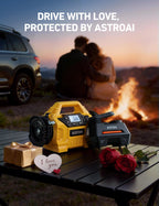 AstroAI H2 Pro Cordless Tire Inflator Portable Air Compressor 12VDC Battery