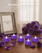 Homemory 24-Pack Remote Flameless LED Battery Tea Light Candles, 400+Hrs