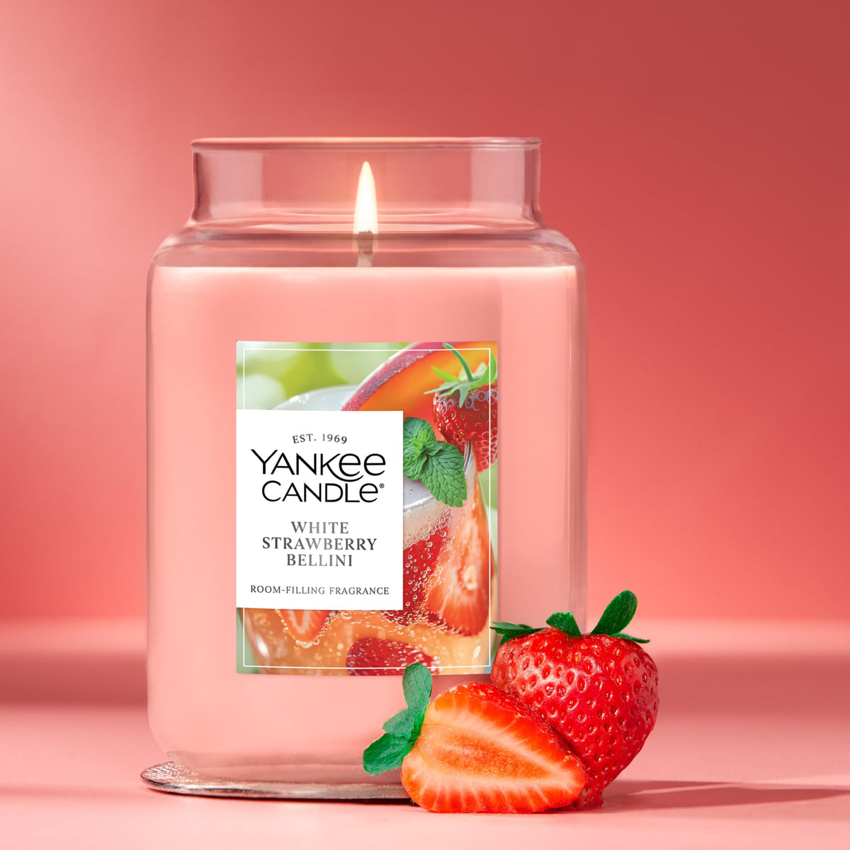 Yankee Candle Macintosh Scented Candle, 22oz Large Jar