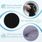 BlissTrends Memory Foam Seat Cushion for Office Chair & Car Seat, Black