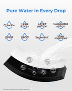 Waterdrop WD-F45 Water Filter, Replacement for Samsung® DA97-17376B, 3 Pack