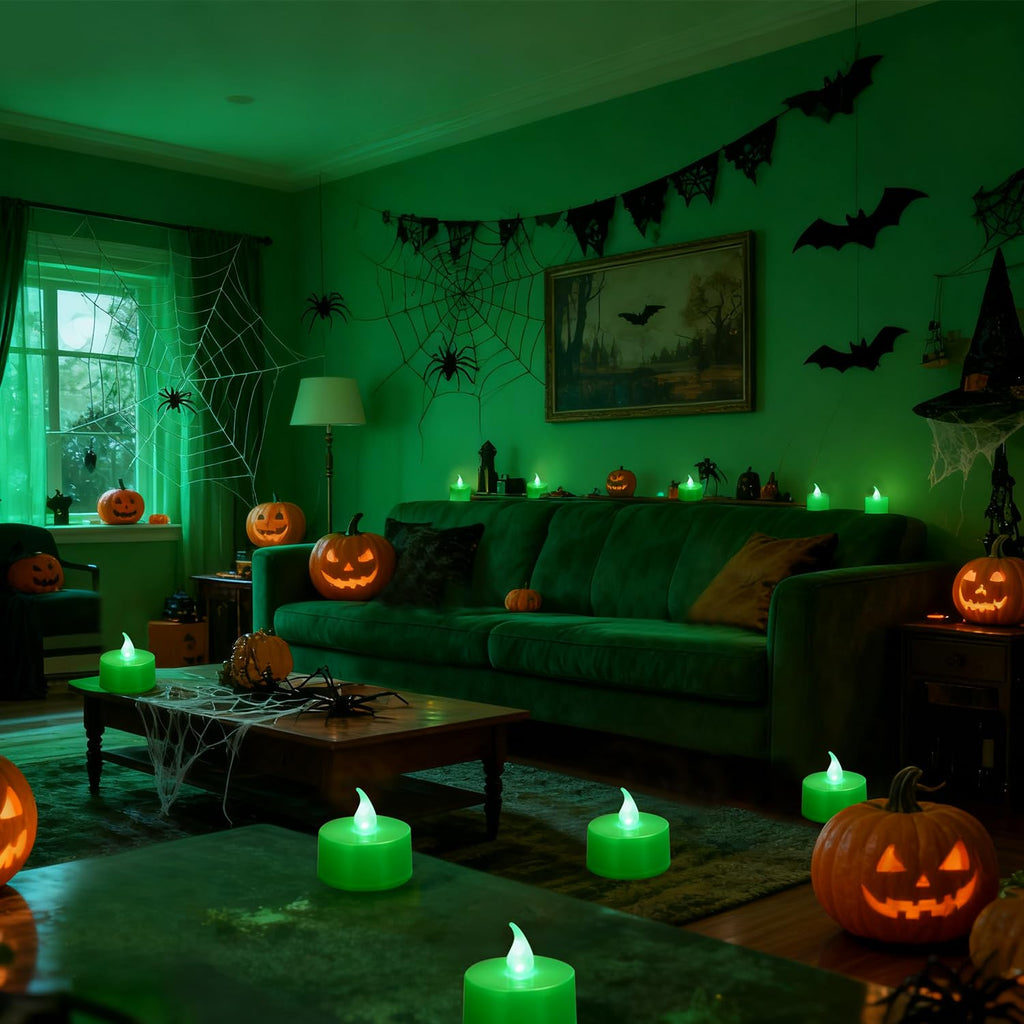 KOABY 12/24/50/100/200/400 Pack LED Tea Lights