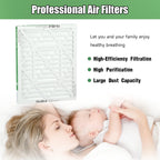 TRIGHTFILTERS 14x20x1 Air Filter 4 Pack, MERV 8 Filter Replacement