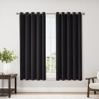 ChrisDowa Small Blackout Curtains for Kitchen and Bedroom 24 Inches Long