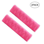 Amooca 2 Pack Seat Belt Covers Soft Shoulder Pad for Cars & Backpack