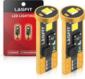 LASFIT 194 LED Bulb T10 168 192 White Bright for License Plate Bulb 2 PCS