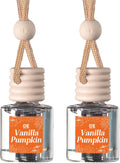 CANDECraftCo 2 Pack Hanging Car Air Freshener Diffuser for Essential Oils