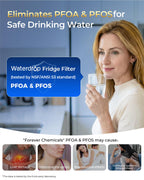 Waterdrop WD-F45 Water Filter, Replacement for Samsung® DA97-17376B, 3 Pack