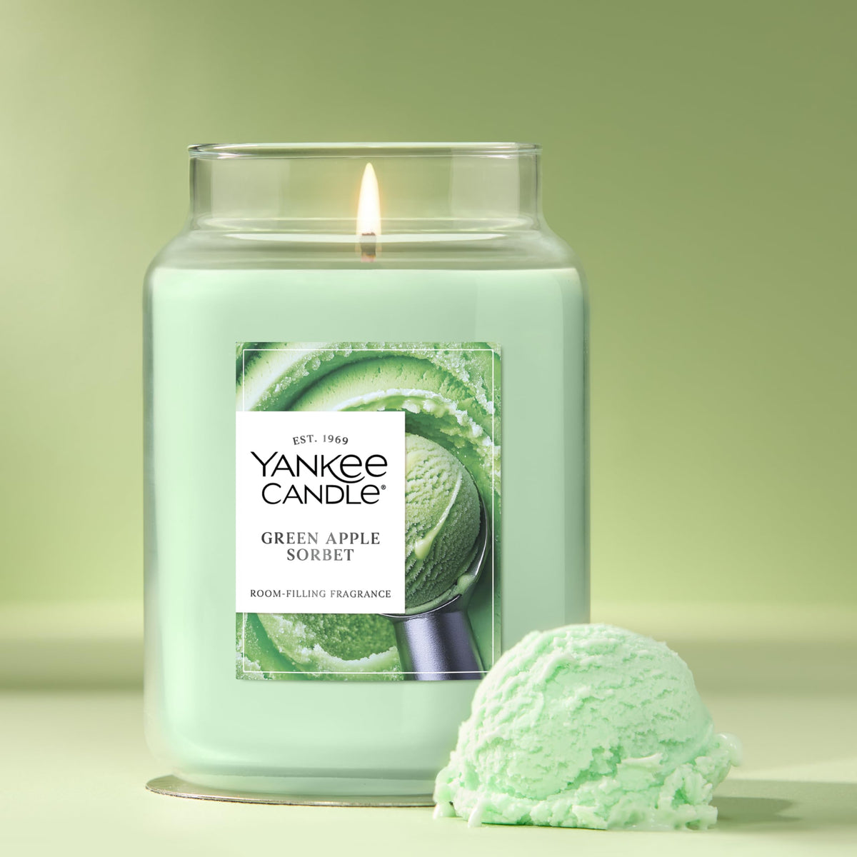 Yankee Candle Macintosh Scented Candle, 22oz Large Jar