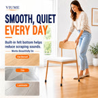 VIUME 24 Pcs Chair Leg Floor Protectors for Hardwood Floors Round