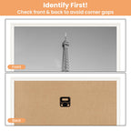 upsimples 12x16 Poster Frame, Easy Slide-In Assembly, White, 3 Pack