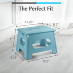 Handy Laundry Folding Step Stool 9 Inch, Pink, Non-Slip Holds 300 lbs