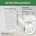 TRIGHTFILTERS 14x20x1 Air Filter 4 Pack, MERV 8 Filter Replacement