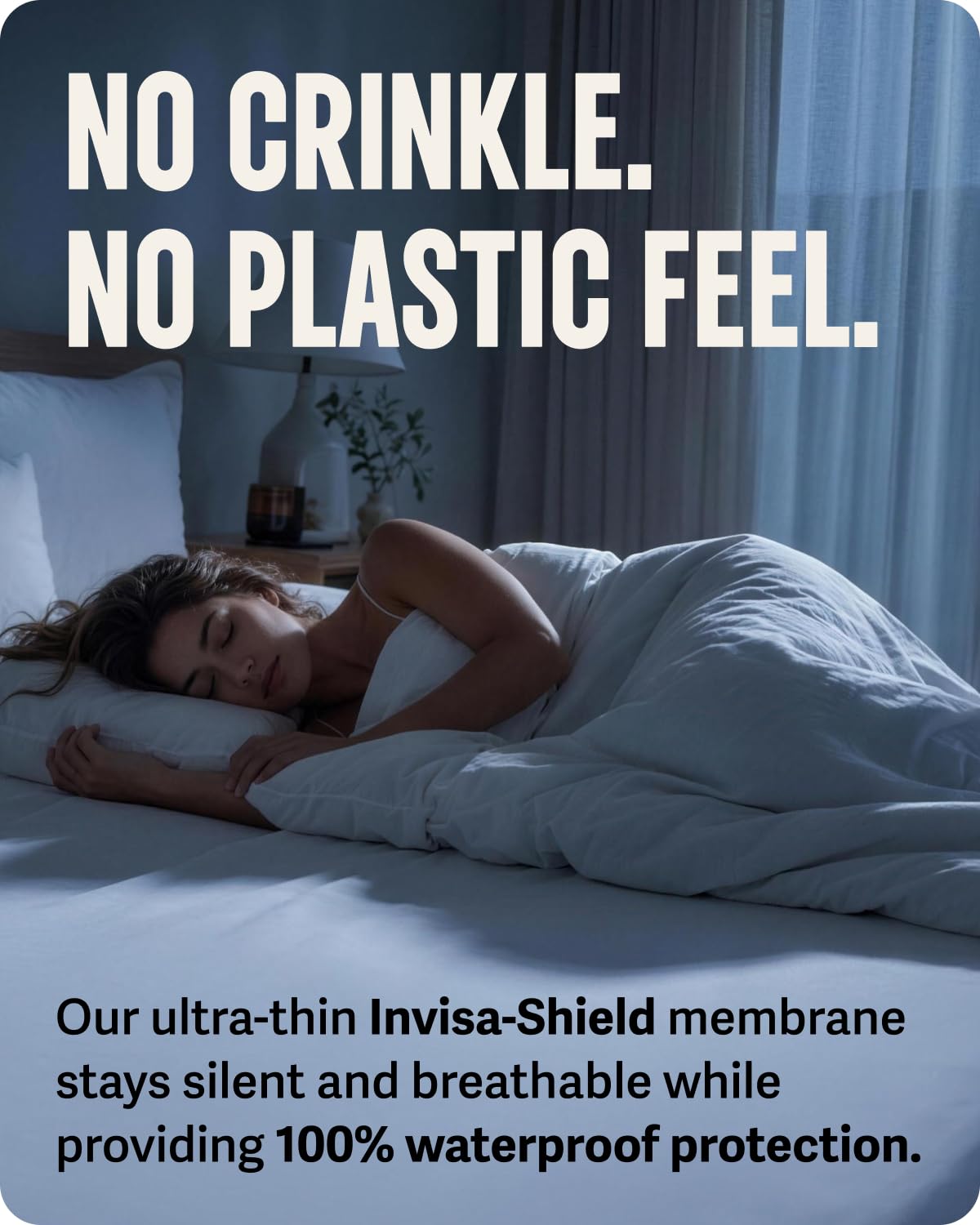 SafeRest Waterproof Queen Size Mattress Protector
