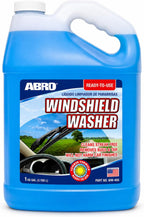 ABRO Windshield Washer Fluid 1 Gallon, Streak-Free Bug Remover, 1 Pack