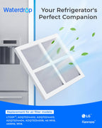 Waterdrop LT1000PC ADQ747935 MDJ64844601 Refrigerator Water Filter, 3 Pack