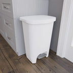 Glad Trash Can with Clorox Odor Protection | Plastic Bin, 13 Gal, Black