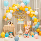 KICNIC Balloon Arch Strip Kit, 32.8 ft Tape Strips, 200 Glue Point Dots