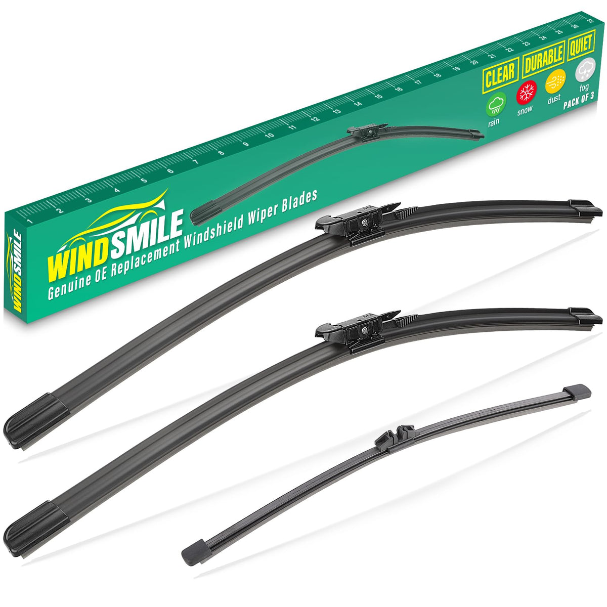 WINDSMILE Windshield Wiper Blade Replacement for Mazda CX30 CX-30 2020-2025
