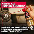 3-IN-ONE Professional Garage Door Lubricant, Smart Straw, 11 OZ [2-Pack]