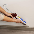 Bates- Caulking Gun, 10:1 Thrust Ratio, Orange, No Drip Sealant Gun