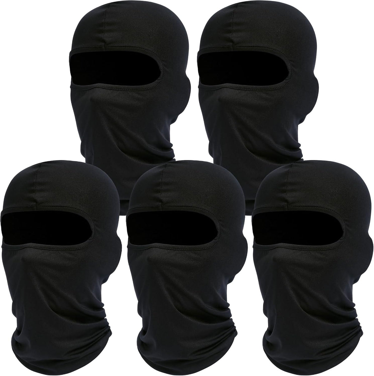 ROXUN Balaclava Ski Mask, 5 Pack Neck Gaiter Motorcycle Summer Cooling