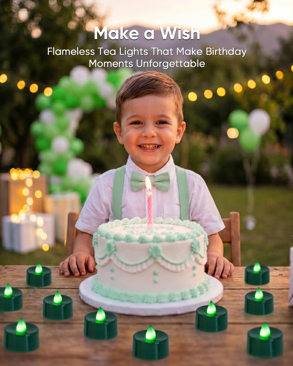 Homemory 24-Pack Remote Flameless LED Battery Tea Light Candles, 400+Hrs